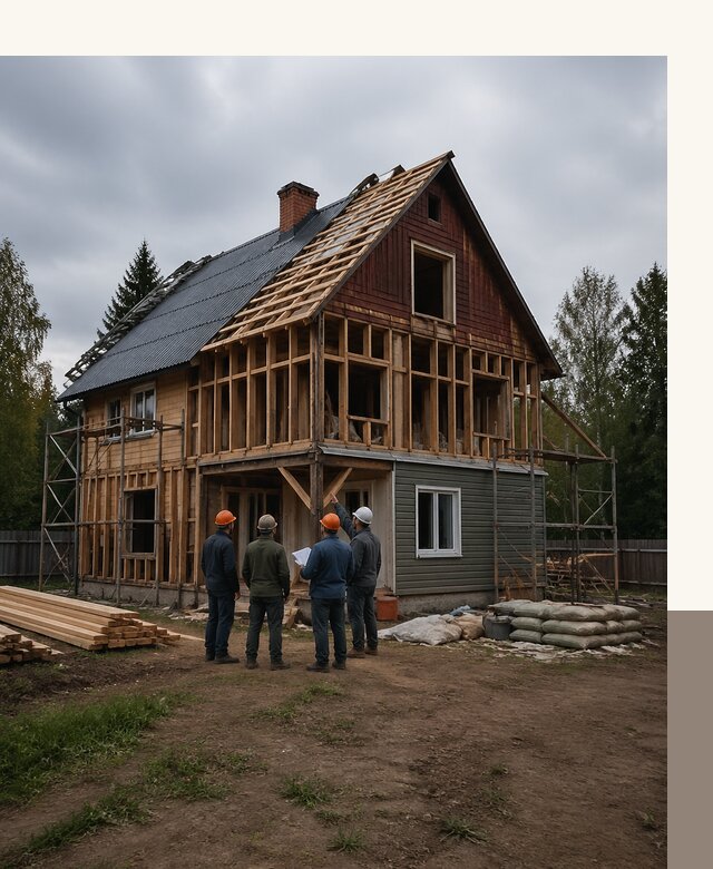 Реконструкция дачного дома в Нерюнгри под ключ с проектом