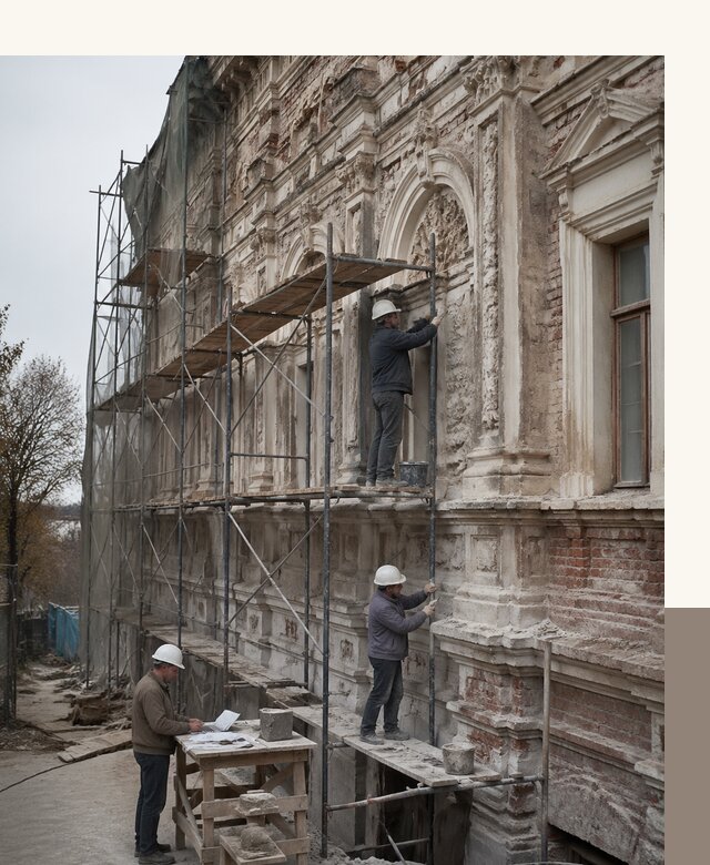 Реставрация объектов культурного наследия под ключ в Нерюнгри